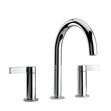 JEWEL FAUCET Jewel Faucet 14214 Chrome Two Lever Handle Widespread Lavatory Faucet 14214